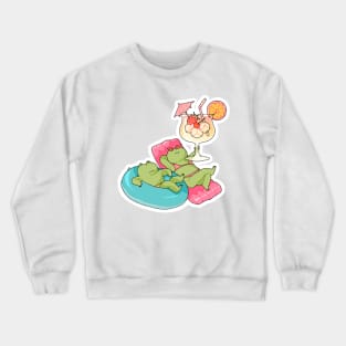 Frogs on vacay Crewneck Sweatshirt